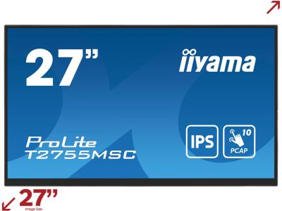 iiyama ProLite T2755MSC-B1 27” P-Capacitive Touch Screen Monitor