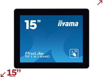 iiyama ProLite TF1515MC-B2 15” P-Capacitive Touch Screen Monitor