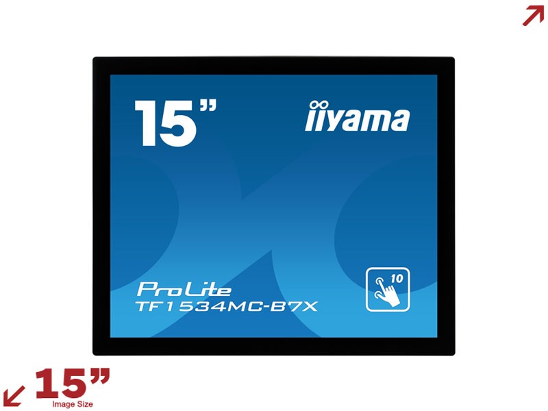 iiyama ProLite TF1534MC-B7X 15” P-Capacitive Touch Screen Monitor