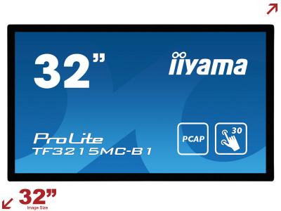 iiyama ProLite TF3215MC-B1 32” PCAP Interactive Touchscreen