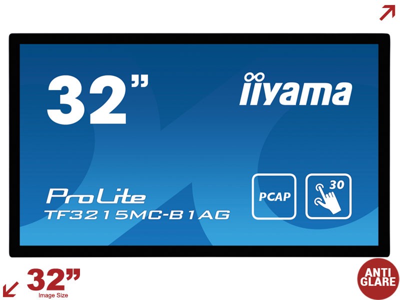 iiyama ProLite TF3215MC-B1AG 32” PCAP AG Interactive Touchscreen