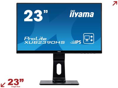iiyama ProLite XUB2390HS-B1 23” 16:9 Ultra Slim Monitor with HA Stand