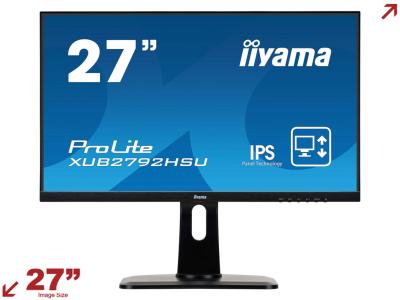 iiyama ProLite XUB2792HSU-B1 27” 16:9 Ultra Slim Monitor with HA Stand