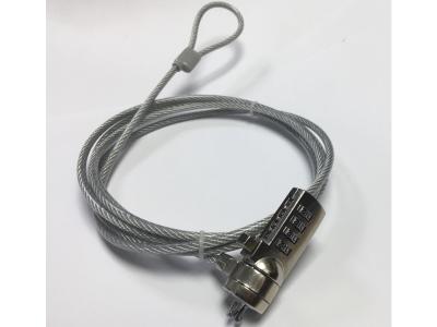 4mm Combination Kensington Lock Laptop Computer Security Cable - Combination Lock