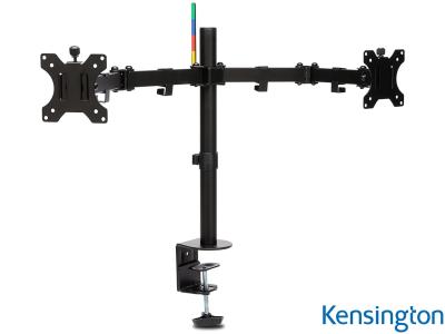 Kensington K55409WW SmartFit Dual Monitor Extended Mount - Black - for Screens up to 32" and below 8kg