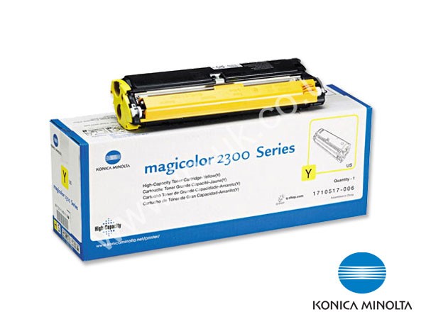 Genuine Konica Minolta 1710517-006 Hi-Cap Yellow Toner to fit MagiColour 2300 Colour Laser Printer 