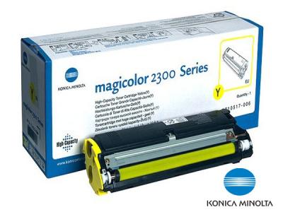 Genuine Konica Minolta 1710517-002 Yellow Toner to fit Konica Minolta Printer 