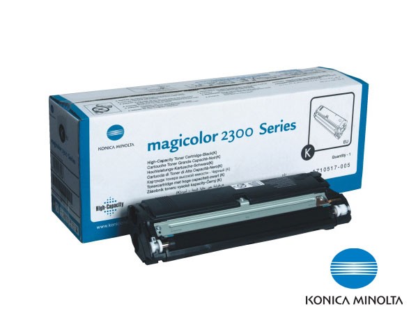 Genuine Konica Minolta 1710517-005 Hi-Cap Black Toner to fit MagiColour 2300W Colour Laser Printer 