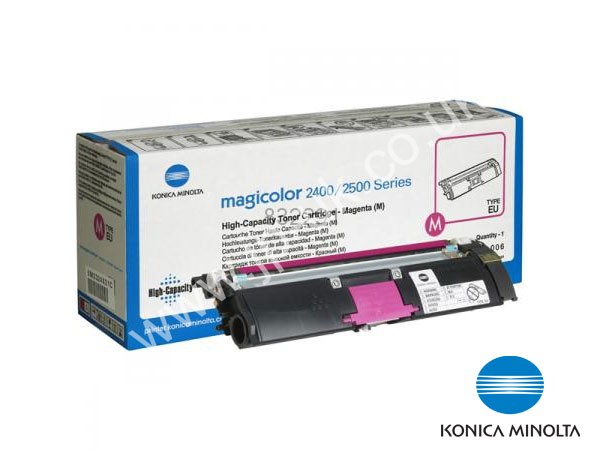 Genuine Konica Minolta 1710589-006 Hi-Cap Magenta Toner to fit MagiColour 2450 Colour Laser Printer 