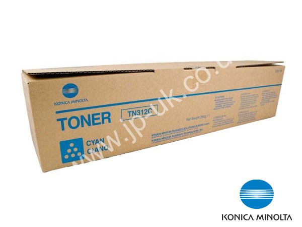 Genuine Konica Minolta TN312C / 8938-708 Cyan Toner to fit BizHub C352 Colour Laser Copier