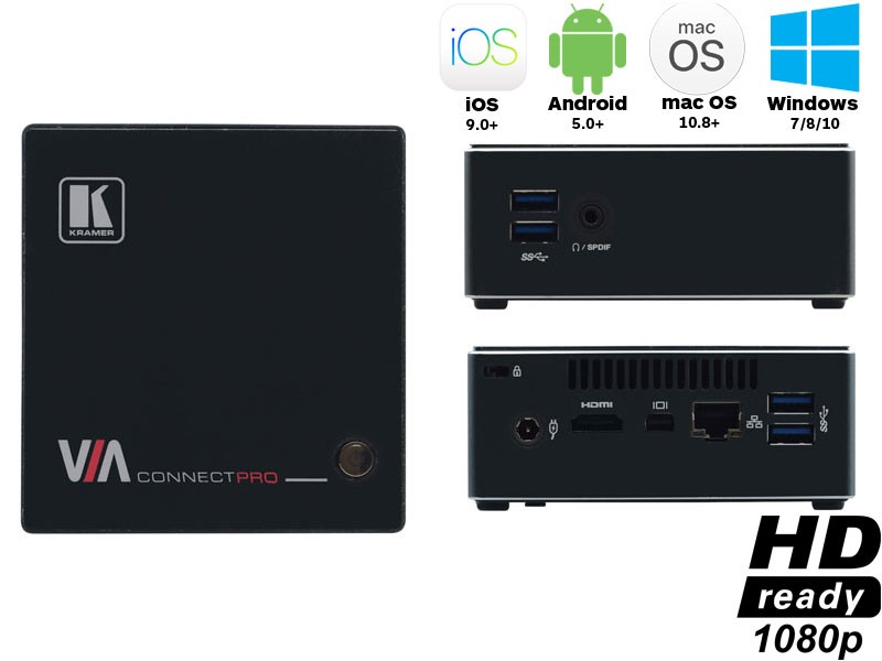 Kramer VIA Connect PRO Full HD 1080p Wireless Presentation and Collaboration Solution
