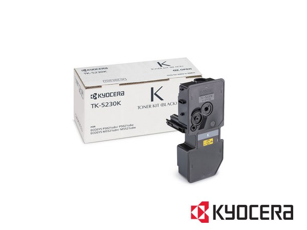 Genuine Kyocera TK-5230K / 1T02R90NL0 Black Toner Cartridge to fit Colour Laser Colour Laser Printer  