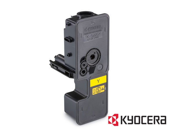 Genuine Kyocera TK-5220Y / 1T02R9ANL1 Yellow Toner Cartridge to fit Kyocera Colour Laser Printer  