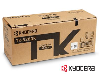 Genuine Kyocera TK-5280K / 1T02TW0NL0 Black Toner Cartridge to fit Kyocera Colour Laser Printer  