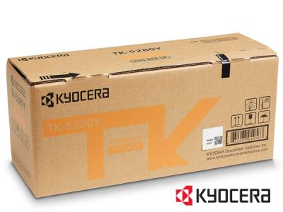 Genuine Kyocera TK-5280Y / 1T02TWANL0 Yellow Toner Cartridge to fit Kyocera Colour Laser Printer  