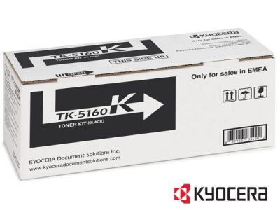 Genuine Kyocera TK-5160K / 1T02NT0NL0 Black Toner Cartridge to fit Kyocera Colour Laser Printer  