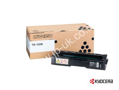 Genuine Kyocera TK-150K / 1T05JK0NL0 Black Toner Cartridge to fit Kyocera Colour Laser Printer  