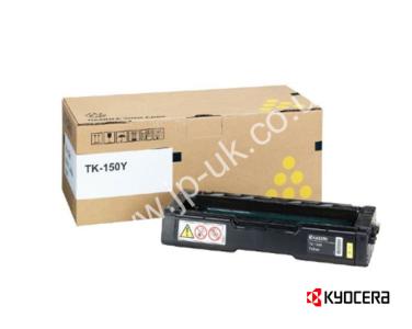 Genuine Kyocera TK-150Y / 1T05JKANL0 Yellow Toner Cartridge to fit Kyocera Colour Laser Printer  