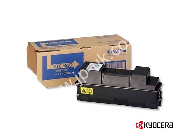 Genuine Kyocera TK-360 / 1T02J20EU0 Black Toner Cartridge to fit Mono Laser Mono Laser Printer