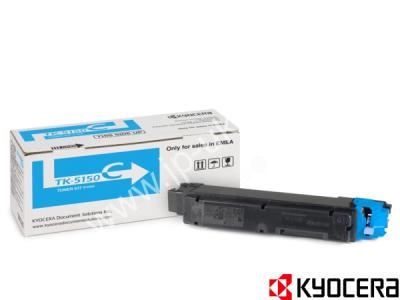 Genuine Kyocera TK-5150C / 1T02NSCNL0 Cyan Toner Cartridge to fit Kyocera Colour Laser Printer  