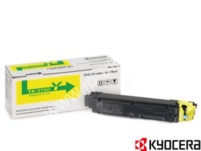 Genuine Kyocera TK-5150Y / 1T02NSANL0 Yellow Toner Cartridge to fit Kyocera Colour Laser Printer  