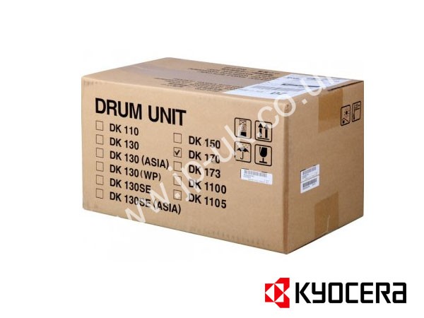 Genuine Kyocera DK-170 / 302LZ93061 Black Drum Unit to fit Mono Laser Mono Laser Printer