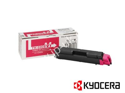 Genuine Kyocera TK-590M / 1T02KVBNL0 Magenta Toner Cartridge to fit Kyocera Colour Laser Printer  