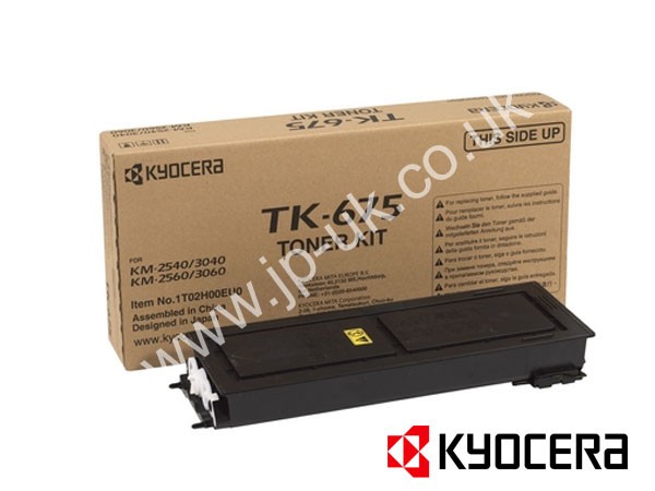 Genuine Kyocera TK-675 / 1T02H00EU0 Black Toner Cartridge to fit Mono Laser Mono Laser Printer