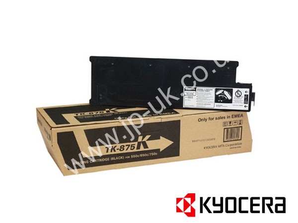Genuine Kyocera TK-875K / 1T05JN0NL0 Black Toner Cartridge to fit TASKalfa 750C Colour Laser Printer  