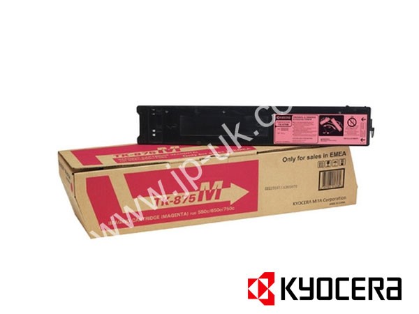 Genuine Kyocera TK-875M / 1T05JNBNL0 Magenta Toner Cartridge to fit TASKalfa 650C Colour Laser Printer  
