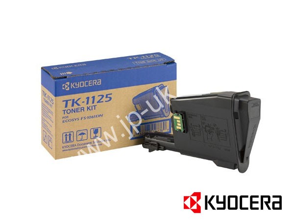 Genuine Kyocera TK-1125 / 1T02M70NL0 Black Toner Cartridge to fit FS-1325MFP Mono Laser Printer