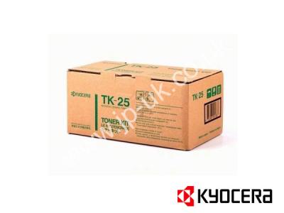 Genuine Kyocera TK-25 / 37027025 Black Toner Cartridge to fit Kyocera Mono Laser Printer