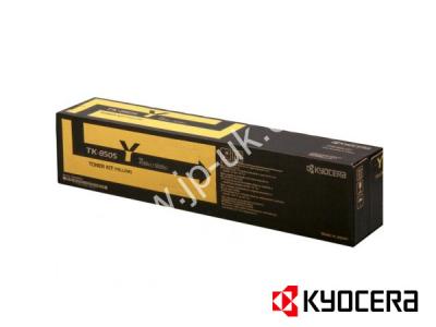 Genuine Kyocera TK-8505Y / 1T02LCANL0 Yellow Toner Cartridge to fit Kyocera Colour Laser Printer  