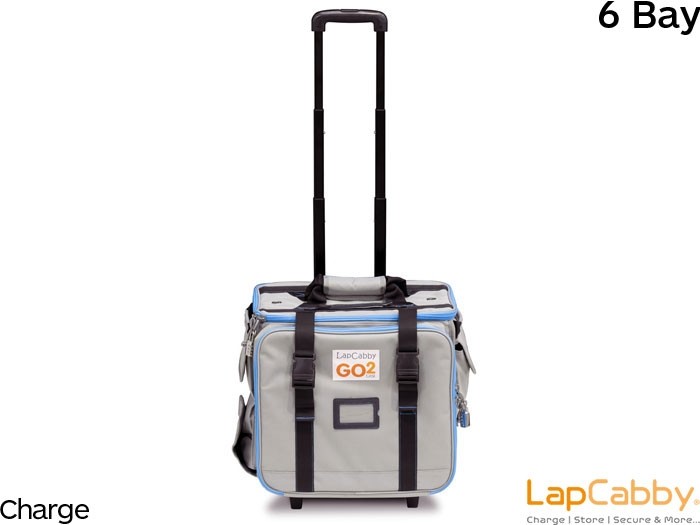LapCabby GO2+ 6-Bay Portable Charging Case
