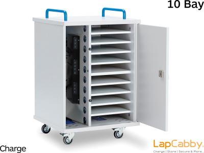 LapCabby Lyte 10 Single Door USB Charging Trolley for Laptops & Chromebooks
