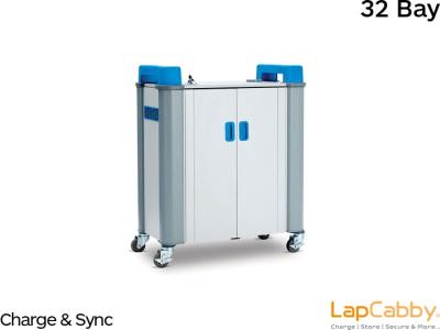 TabCabby 32H Compact Charge & Sync Trolley for 32 iPads or Tablets