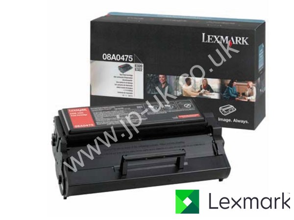 Genuine Lexmark 08A0475 Black Toner to fit E320 Mono Laser Printer