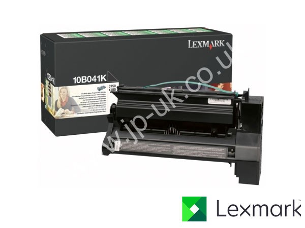 Genuine Lexmark 10B041K Black Toner Cartridge to fit C750 Colour Laser Printer