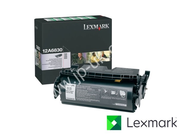 Genuine Lexmark 12A6830 Black Toner Cartridge to fit Mono Laser Mono Laser Printer