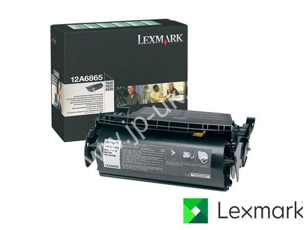 Genuine Lexmark 12A6865 Hi-Cap Black Toner to fit Mono Laser Mono Laser Printer