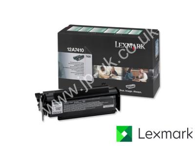Genuine Lexmark 12A7410 Return Program Black Toner to fit Lexmark Mono Laser Printer