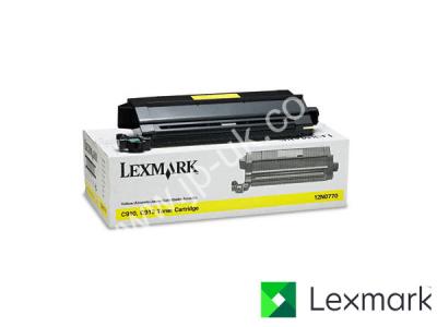 Genuine Lexmark 12N0770 Yellow Toner Cartridge to fit Lexmark Colour Laser Printer