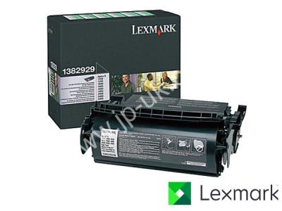 Genuine Lexmark 1382929 Hi-Cap Black Toner Cartridge for Labels to fit Lexmark Mono Laser Printer