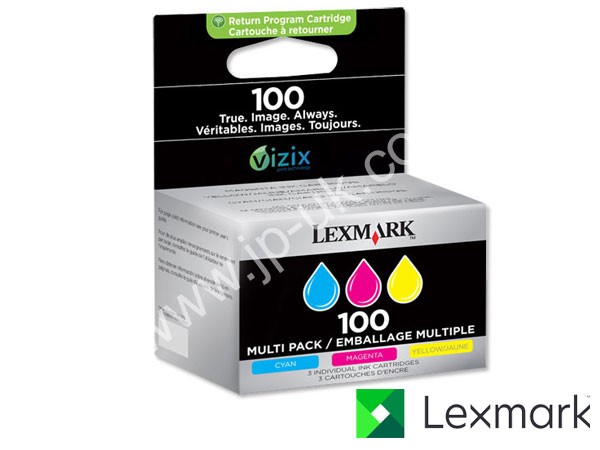 Genuine Lexmark 14N0849 CMY Ink Bundle to fit Prevail Pro 705 Inkjet Printer