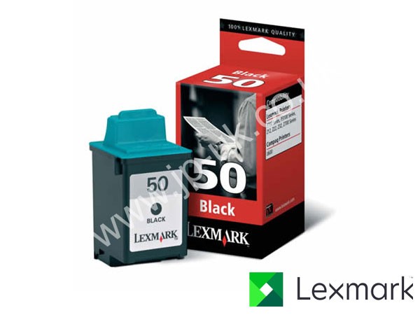 Genuine Lexmark 50 / 17G0050E / 017G0050E Hi-Cap Black Ink to fit Z705 Inkjet Printer