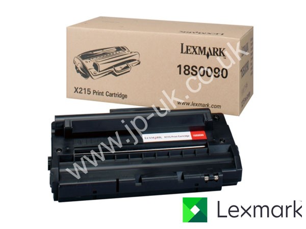 Genuine Lexmark 18S0090 Black Toner Cartridge to fit Mono Laser Mono Laser Printer