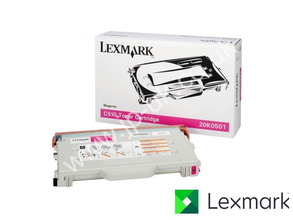 Genuine Lexmark 20K0501 Magenta Toner Cartridge to fit C510DTN Colour Laser Printer