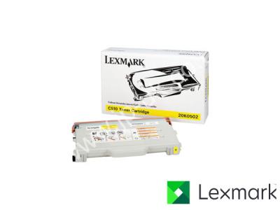 Genuine Lexmark 20K0502 Yellow Toner Cartridge to fit Lexmark Colour Laser Printer