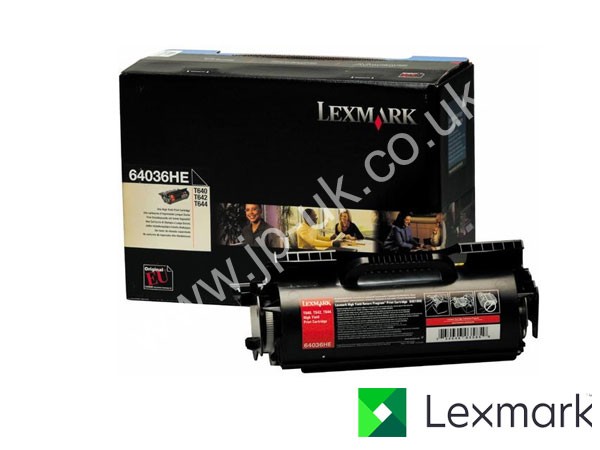 Genuine Lexmark 64036HE Hi-Cap Black Print Cartridge to fit T640N Mono Laser Printer