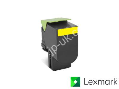 Genuine Lexmark 70C20Y0 Return Program Yellow Toner Cartridge to fit Lexmark Colour Laser Printer